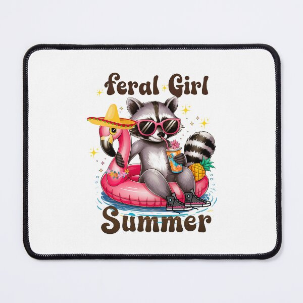 Item preview, Feral Girl Summer Racoon Party time designed and sold by WHDProduction45.