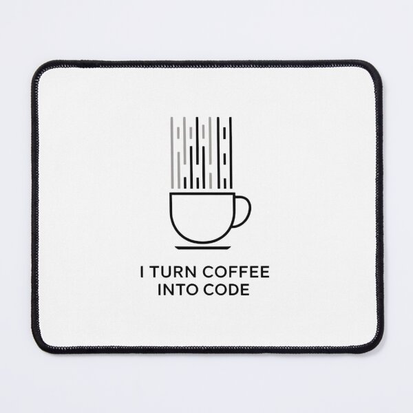 Item preview, I Turn Coffee into Code designed and sold by mancikart.