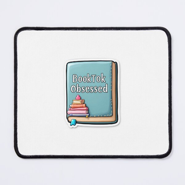 Item preview, BookTok Obsessed Minimalist Sticker | Perfect Gift for BookTokers | Reading Lover designed and sold by Thread-Verse.