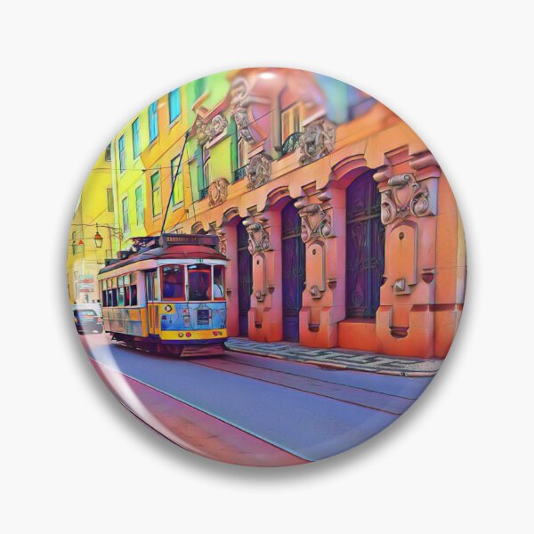 Item preview,  Lisboa Lisbon vintage picture Portugal Europe fridge magnet Portugal  designed and sold by Coolparrotgirl.