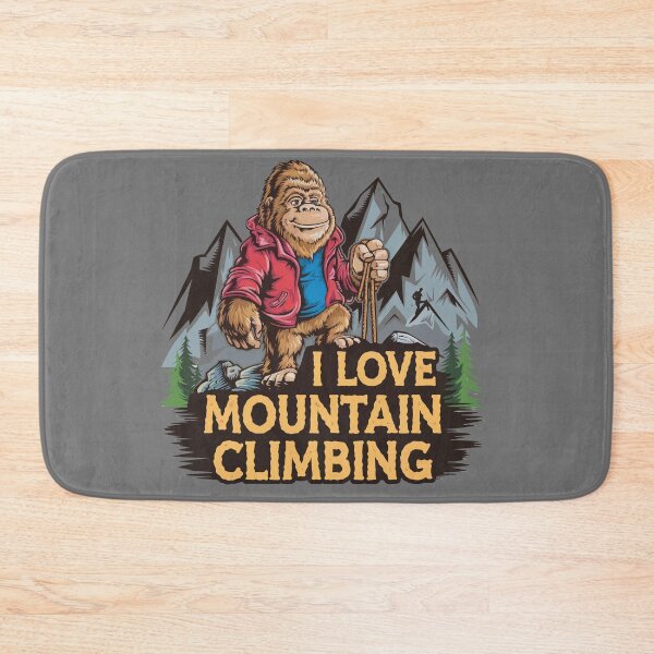 Item preview, I love mountain climbing big foot designed and sold by Ketique.