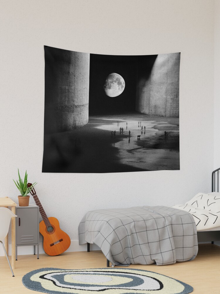 Thumbnail 1 of 3, Tapestry, To the Moon designed and sold by stohitro.