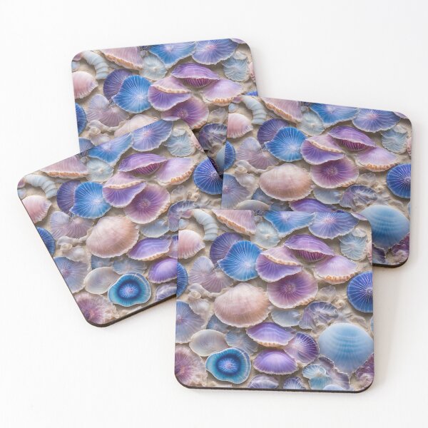 Item preview,  Pastel Pearl Seashell on White Sand designed and sold by Glam-OOTD.