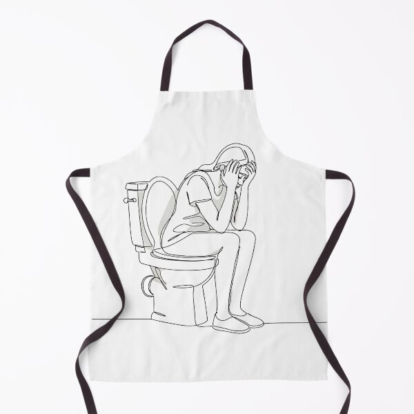 Item preview, Toilet Humour – Absurdist Line Art Humour designed and sold by InevitableAum.