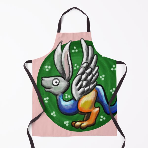 Item preview, conejo dragón emplumado medieval designed and sold by aloyse-creation.