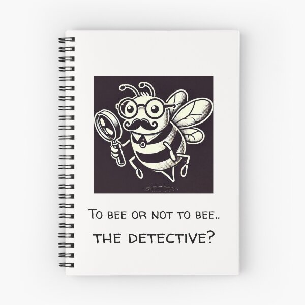 Item preview, To bee or not to bee... the detective? designed and sold by nomadwanderer.