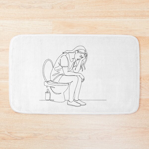 Item preview, Toilet Humour – Absurdist Line Art Humour designed and sold by InevitableAum.