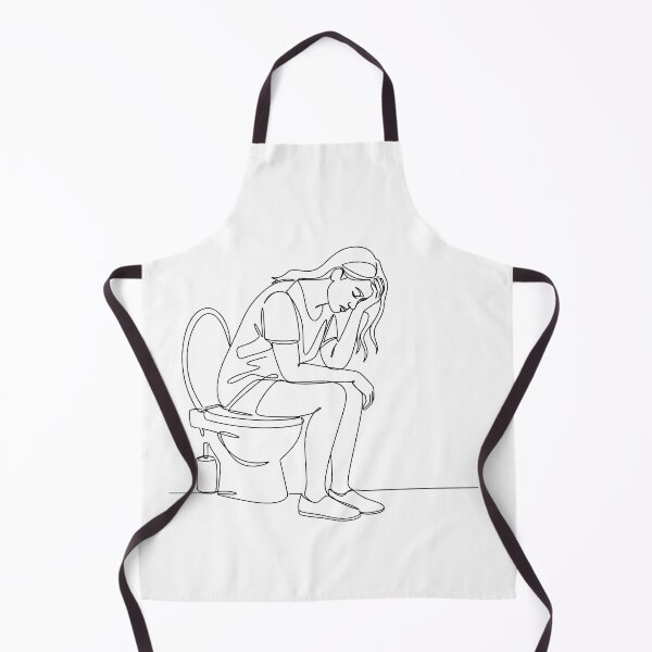 Item preview, Toilet Humour – Absurdist Line Art Humour designed and sold by InevitableAum.
