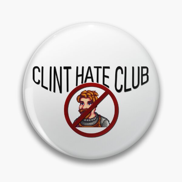 Item preview, Clint Hate Club designed and sold by Sleepy Bee Art.