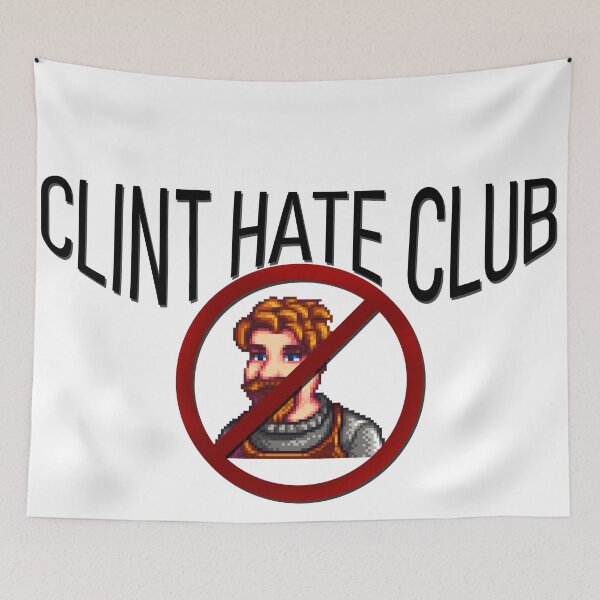 Item preview, Clint Hate Club designed and sold by Sleepy Bee Art.