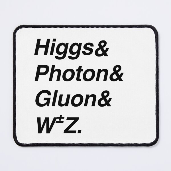 Item preview, Gauge bosons ampersand shirt (black text) designed and sold by Planet9Design.
