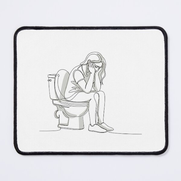 Item preview, Toilet Humour – Absurdist Line Art Humour designed and sold by InevitableAum.