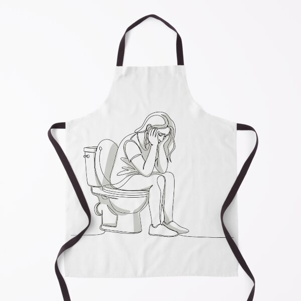Item preview, Toilet Humour – Absurdist Line Art Humour designed and sold by InevitableAum.