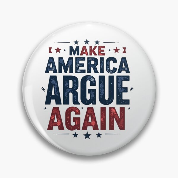 Item preview, Make America Argue Again - Funny Political Debate Parody Design designed and sold by Sarcasm HQ.
