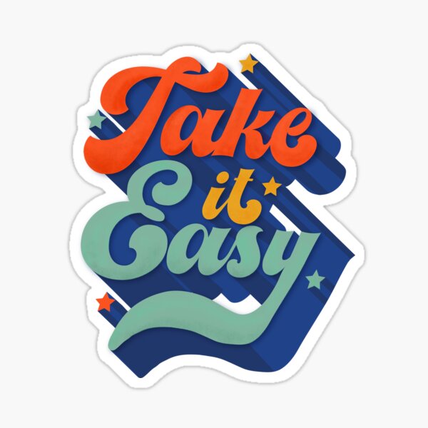 Artikel-Vorschau von Take It Easy – Grooviges Retro-Chill-Design, designt und verkauft von ShowMeMars.