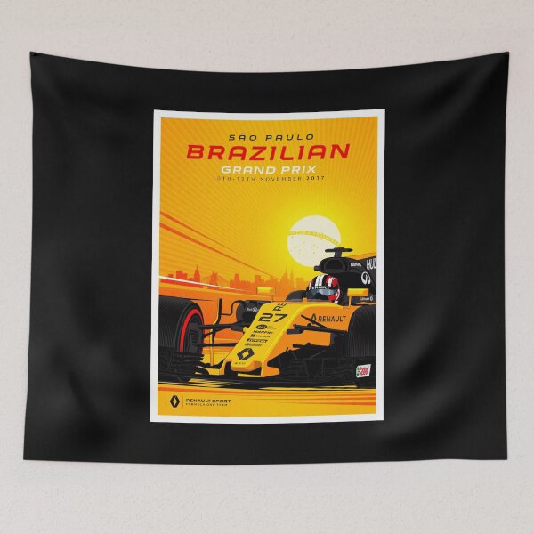 Item preview, Blast from the past art Grand Prix Interlagos Brasil 2017 designed and sold by Helios Be. Lavsh.
