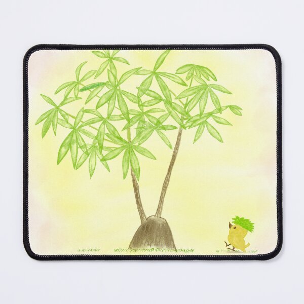 Item preview, A cute plant and an orange bird designed and sold by greenPQBstudio.