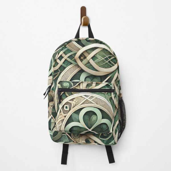 Item preview, Modern Celtic Shamrock & Knot Pattern designed and sold by Baharaby.