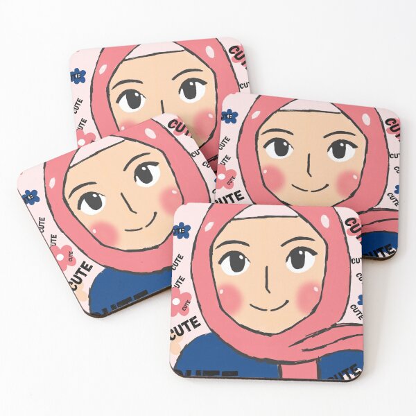 Item preview, Cute hijabi gurl  designed and sold by SplashofHue4u.