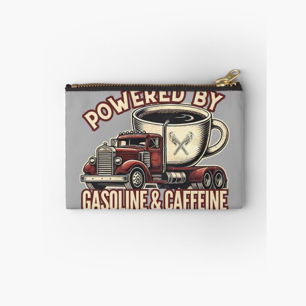 Item preview, Powered By Gasoline And Caffeine designed and sold by Zeemazoo.