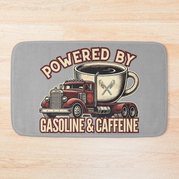 Item preview, Powered By Gasoline And Caffeine designed and sold by Zeemazoo.