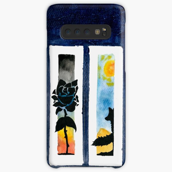 Wasserfarben Silhouetten Samsung Galaxy Leichte Hülle