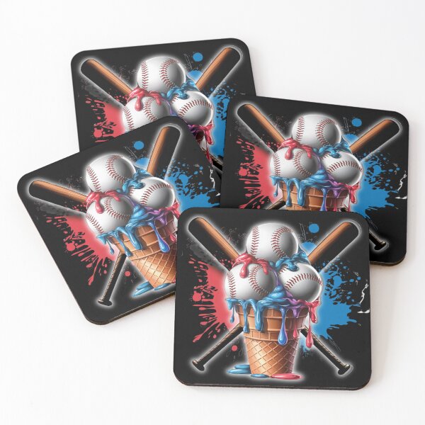 Item preview, Baseball Ice Cream Cone – A Cool Twist on America’s Pastime designed and sold by luckytua789.