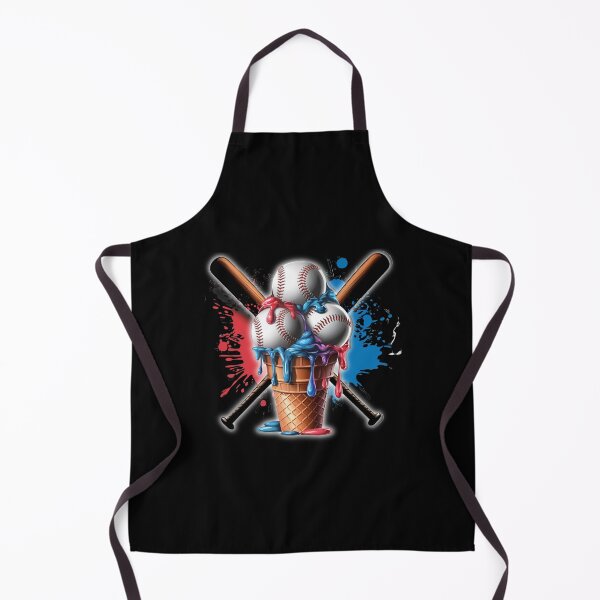 Item preview, Baseball Ice Cream Cone – A Cool Twist on America’s Pastime designed and sold by luckytua789.