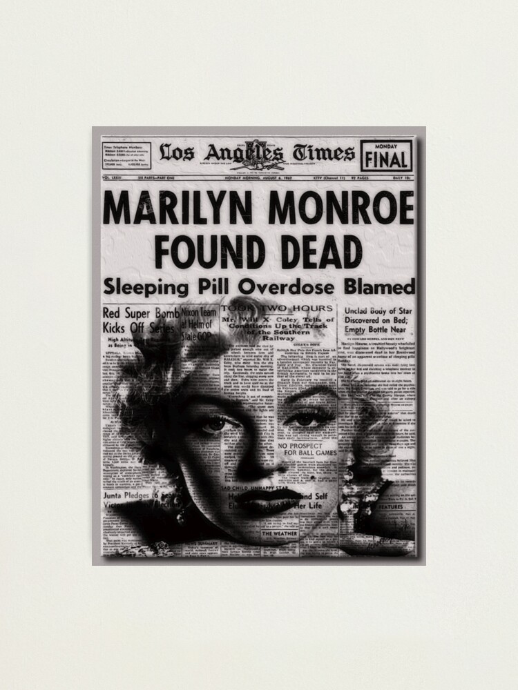 Marilyn Monroe Found Dead of Suspected Overdose (Original Variety Report)