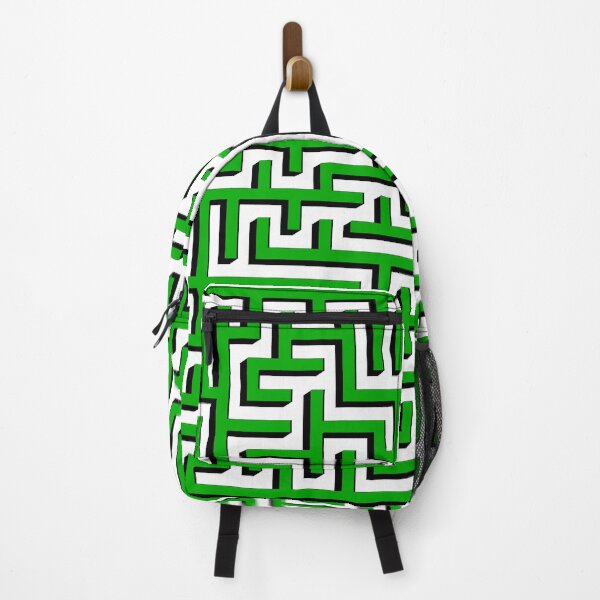Item preview, Two Dimensions Maze in Green and Black designed and sold by design2xstudio.
