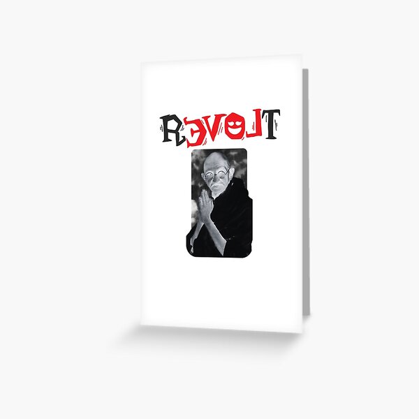 Item preview, Revolt with the Ghost of Mahatma Gandhi designed and sold by Ghosts Revolt.