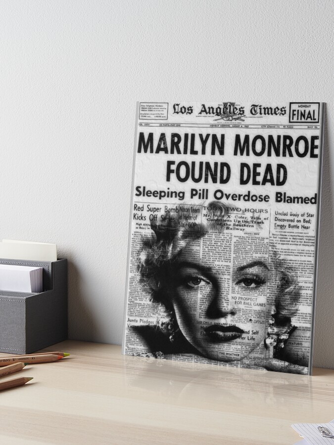 From the Archives: Marilyn Monroe Dies; Pills Blamed - Los Angeles Times