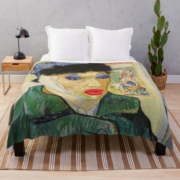 Item preview, Van Gogh: Self-Portrait with a Bandaged Ear and Duckface | Classical Painting Parody designed and sold by UnhingedBird.