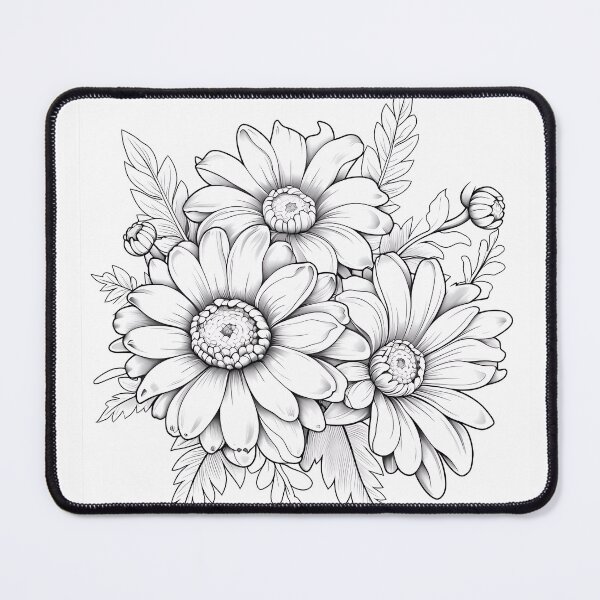 Item preview, Flower #24 Coloring Page Pattern  designed and sold by DavidColoring.