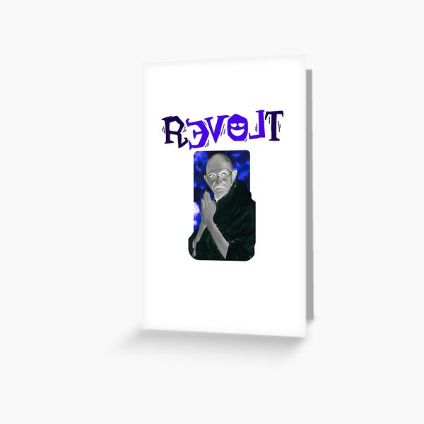 Item preview, Revolt with the Ghost of Mahatma Gandhi designed and sold by Ghosts Revolt.