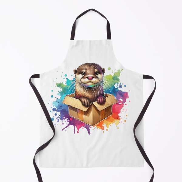 Item preview, otter in a box designed and sold by absurditeestore.