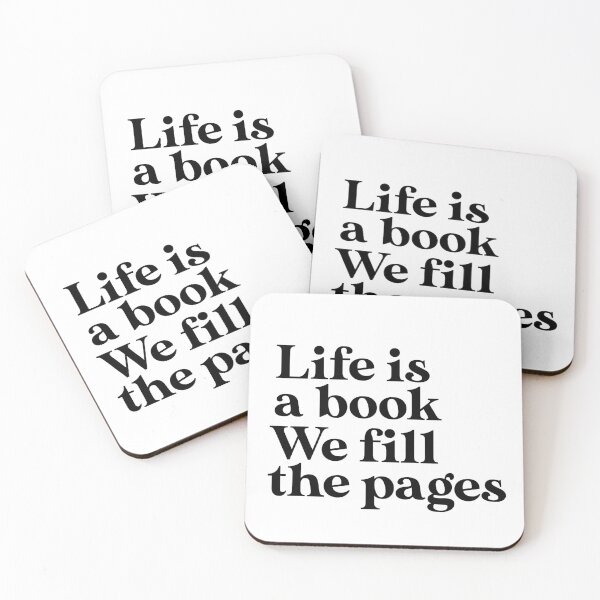 Item preview, Life is a book We fill the pages designed and sold by thecherryhouse.