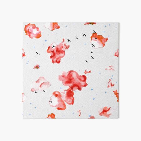 Item preview, cloudy sky in red designed and sold by monika-holle.