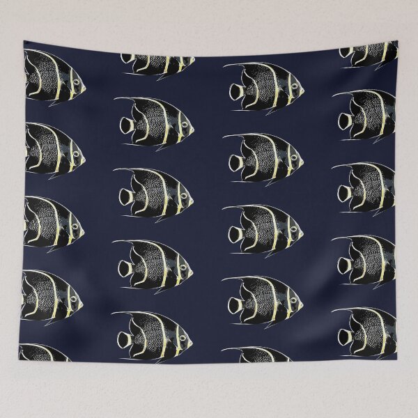 Item preview, Juvenile French Angelfish White Alternate Design  designed and sold by designsasstultd.