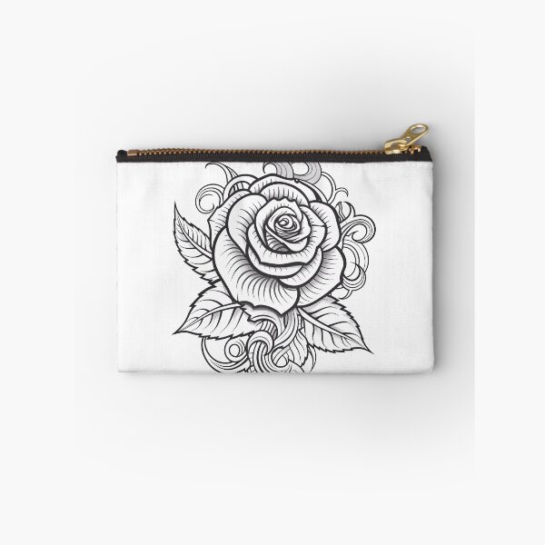 Item preview, Flower Rose #7 Coloring Page Pattern  designed and sold by DavidColoring.