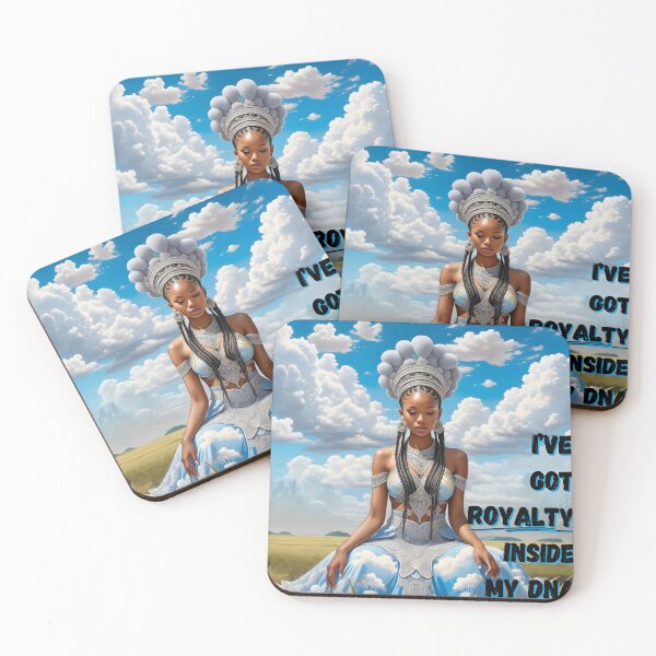 Item preview, Royalty in My DNA – Regal Afrocentric Queen Art designed and sold by QPTheeArtist.