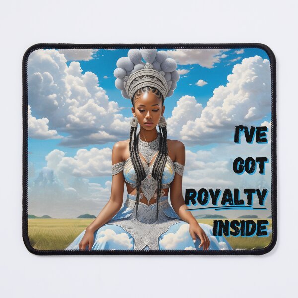 Item preview, Royalty in My DNA – Regal Afrocentric Queen Art designed and sold by QPTheeArtist.