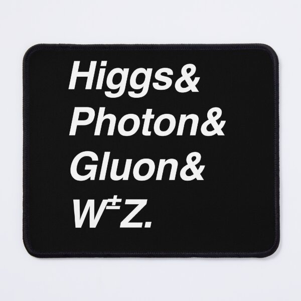 Item preview, Gauge bosons ampersand shirt (white text) designed and sold by Planet9Design.