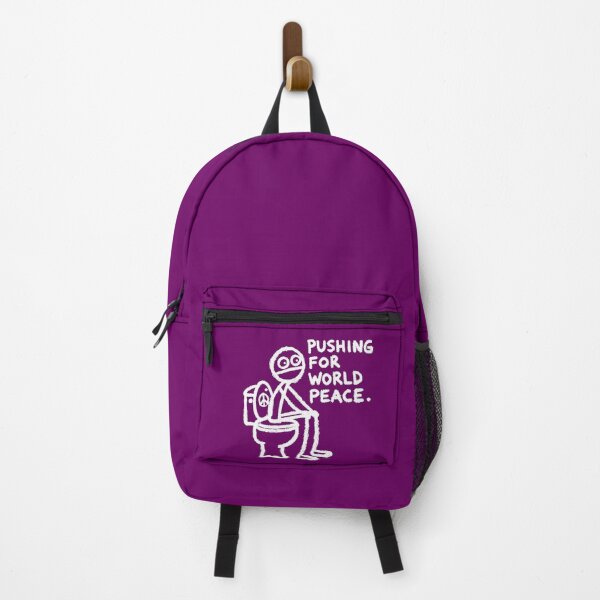Item preview, Pushing for the World Peace, Funny Toilet Humor designed and sold by KayUweRott.