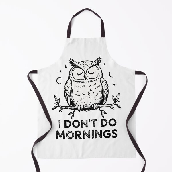Item preview, I Don’t Do Mornings: The Sleepy Owl Lifestyle designed and sold by postprocess.