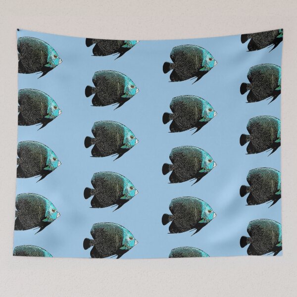 Item preview, French Angelfish Black Alternate Design  designed and sold by designsasstultd.