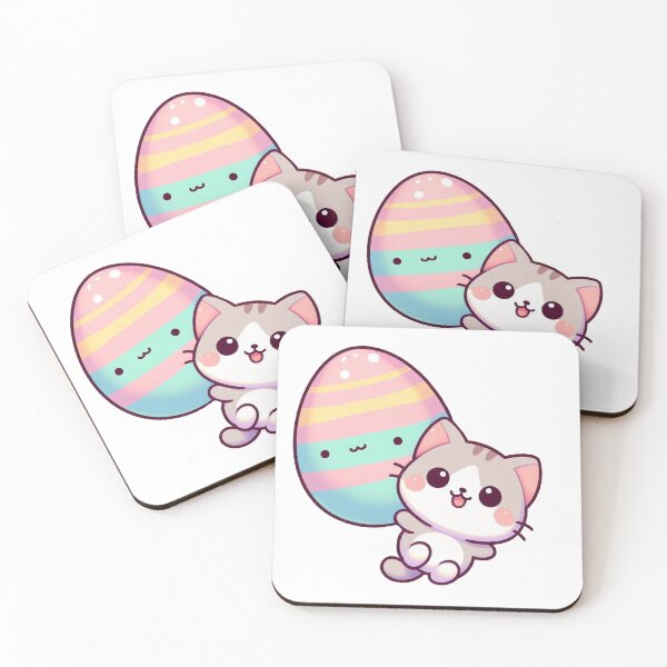 Item preview, Cat with Easter Egg designed and sold by mariacatsfan.
