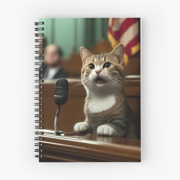 Item preview, Cat testifying before congress designed and sold by RK - Shop.