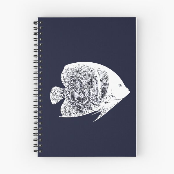 Item preview, Pez ángel francés de diseño blanco designed and sold by designsasstultd.