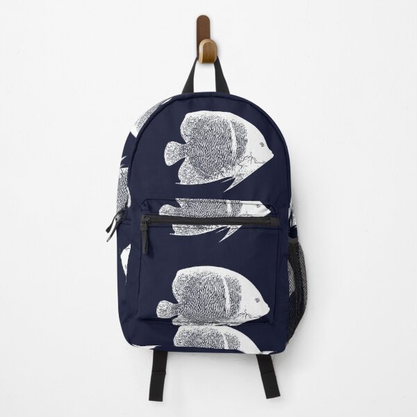 Item preview, French Angelfish White Design designed and sold by designsasstultd.